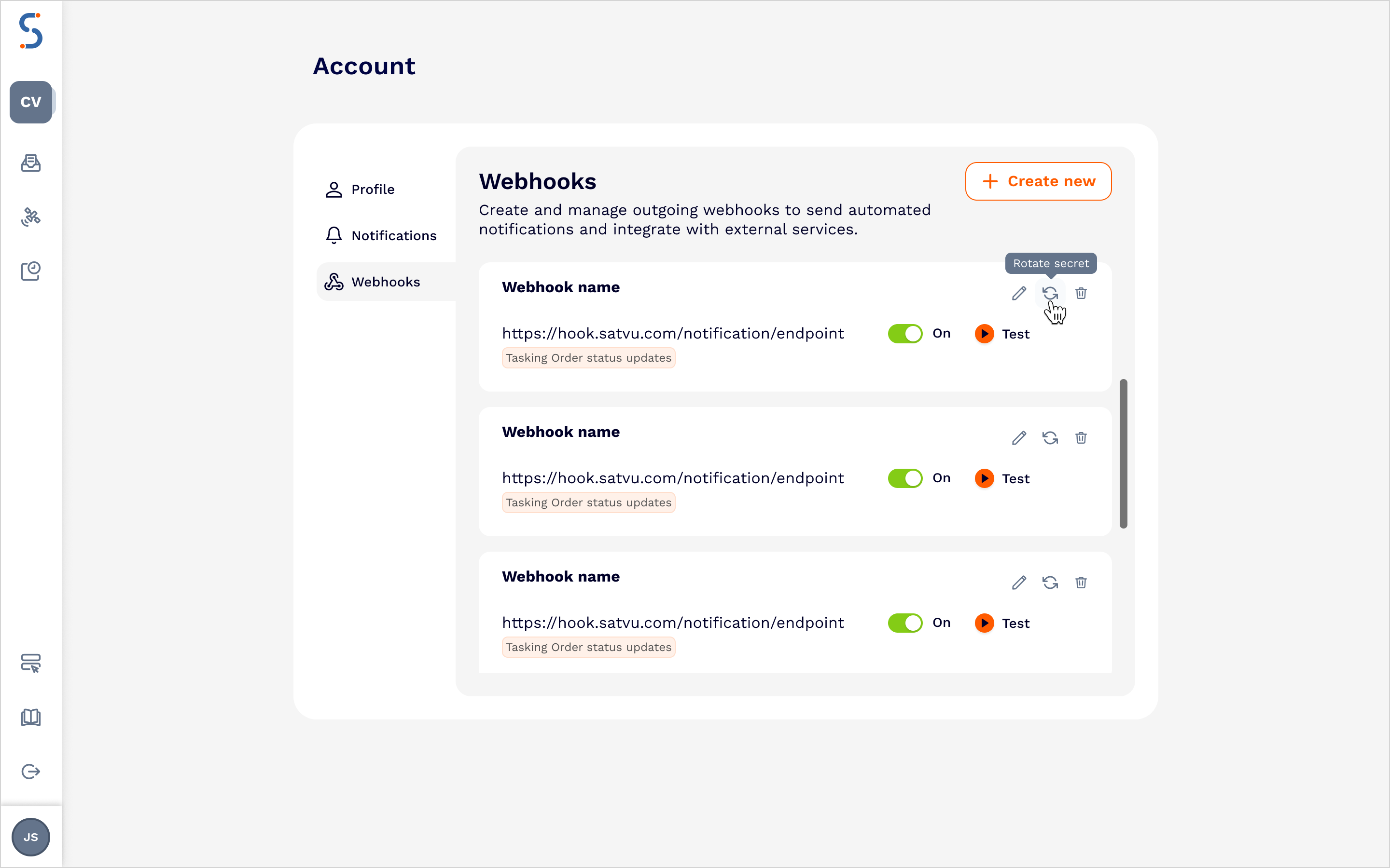 Rotating a webhook secret. Rotating a webhook secret